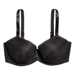 NEW H&M black bra - 38E